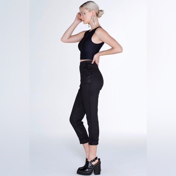 Blackmilk - XL - REPTILIAN HIGH WAISTED CUFFED PANTS - LIMITED - Picture 2 of 9